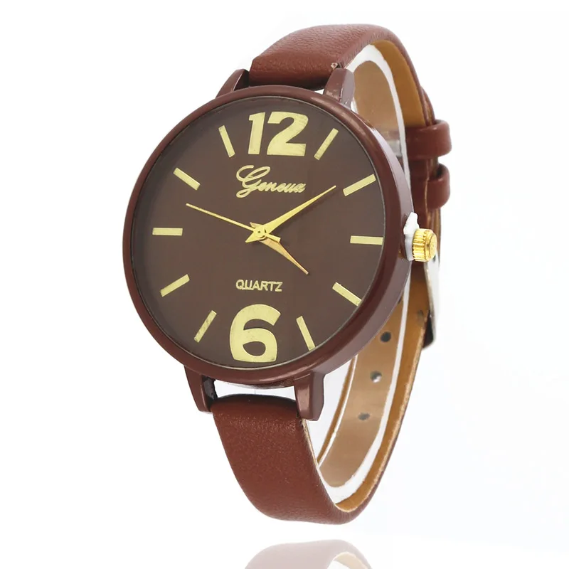 Известный бренд моды Женева женские часы ремень кварцевые детская часы студент подарок часы детские часы relogio masculino
