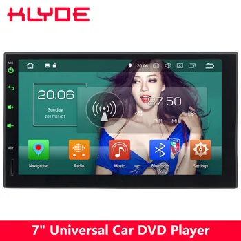 

KLYDE 7" 4G Octa Core Android 8 4GB+32GB BT 2Din Universal Car DVD Player For Nissan Frontier Navara Murano Trepang Micra Patrol