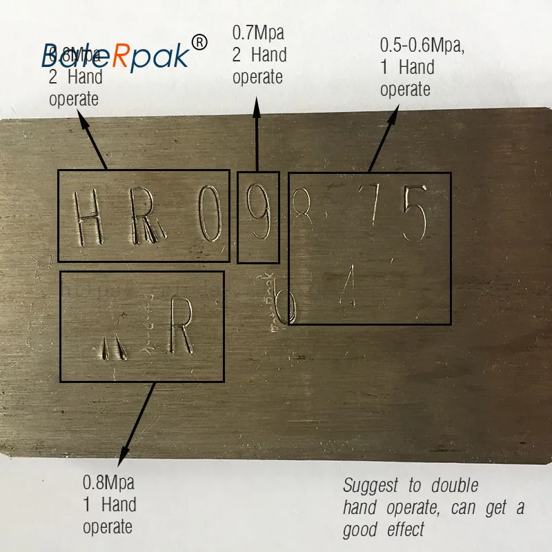 ZM-10 BateRpak Portale пневматическая ударная маркировочная машина, металлическая пластина кодер маркер, 0-9numbers+ 2 алфавита, индивидуальная кодировочная машина