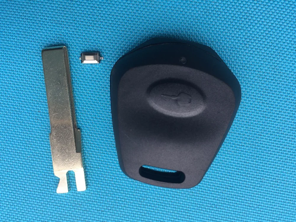 

ZABEUDEIR For Porsche 911 996 Boxster S 986 1 Button remote key case uncut blade +1pcs micro switches