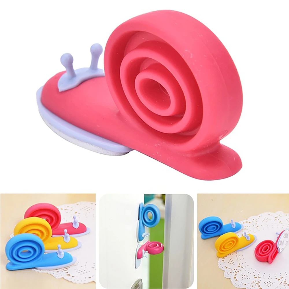 

Baby Safety Door Stopper Kids Plastic Snail Shape Cabinet Door Stops Guard Children Finger Safe Care Protection Gate Cards Z139
