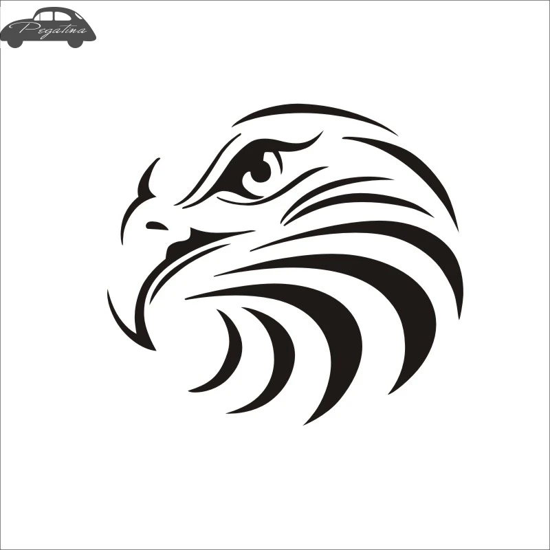 Hawk Sticker Wild Animal Decal Car Posters Vinyl Wall Art Decals Parede Decor Mural Wild Animal Sticker 719