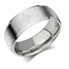 Bague maçonnique bague titane hommes bijoux en acier inoxydable ► Photo 3/6