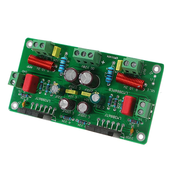 LM3886 Assembled 50W*2 HiFi TF Stereo Amplifier AMP Board 68W+68W 4ohm 38W 8ohm High quantity