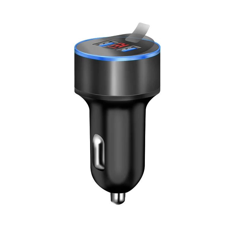 AMEEC Mini Car Charger 5V 2.1A + 1A Dual USB Car-Charging Mobile Phone Charger In Car With Retail Package Auto Charger (12)