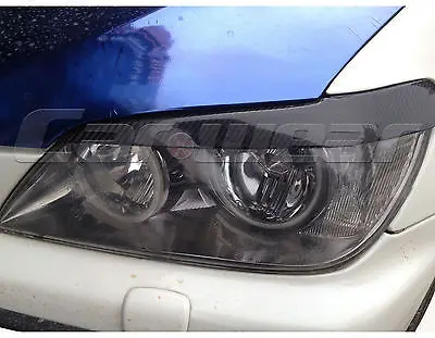 

Headlight Cover Eyelid Eyebrow For Lexus IS200 99-04 Carbon Fiber
