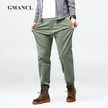 

Men Business Simple style Loose Straight Casual pants Fashion Brand Clothes Male Classic Joggers jeans trousers Big Size 46 48