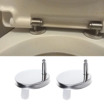 

2PCS Top Fix WC Toilet Seat Hinges Fittings Quick Release Hinge Screw