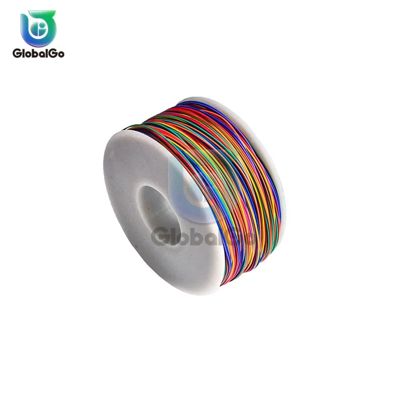 B 30 1000 UL1423 UL1422 Цветной 24AWG 26AWG 28AWG 30AWG провод обмоточный 0 25 мм Луженая Медь прочные
