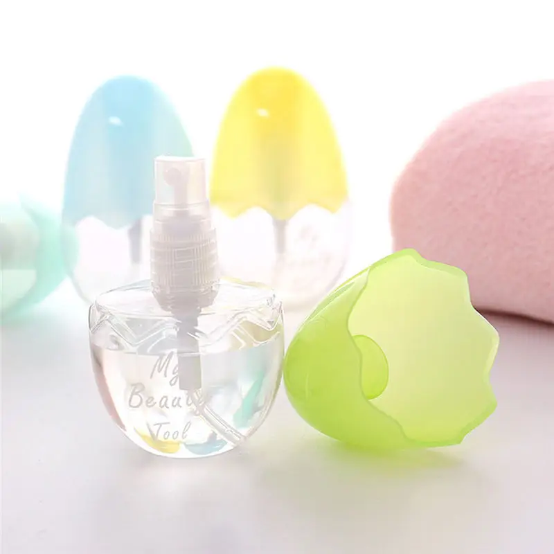 

1 PC 45ml Cute Egg Shape Plastic Spray Bottle Empty Perfume Pump Refillable Transparent Atomizer Travel Accessories