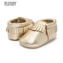 Telotuny Baby Дети кисточкой мягкая подошва Обувь кожаная для девочек младенческой мальчик девочка малыша Обувь удобные противоскользящие PU ЛИТЕР мягкие s3feb27