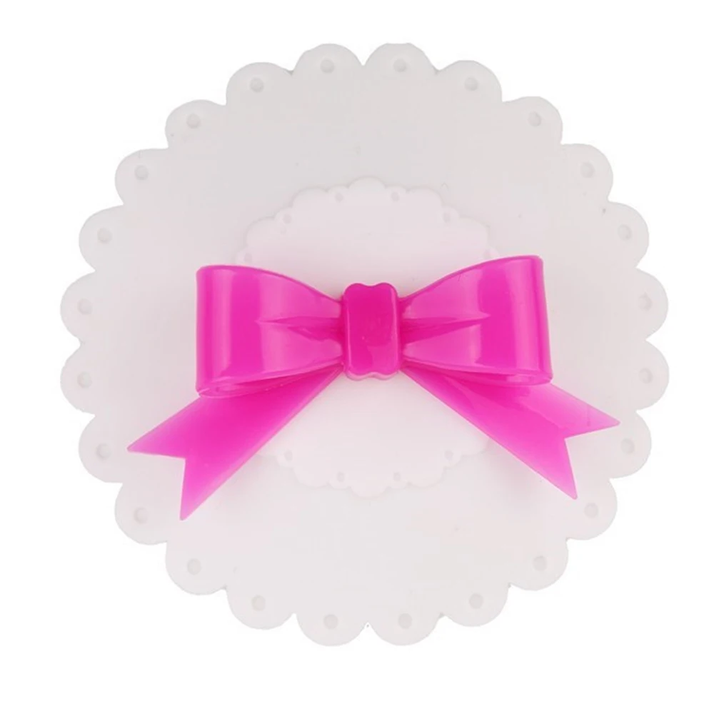

Bow tie dust-proof cup lid