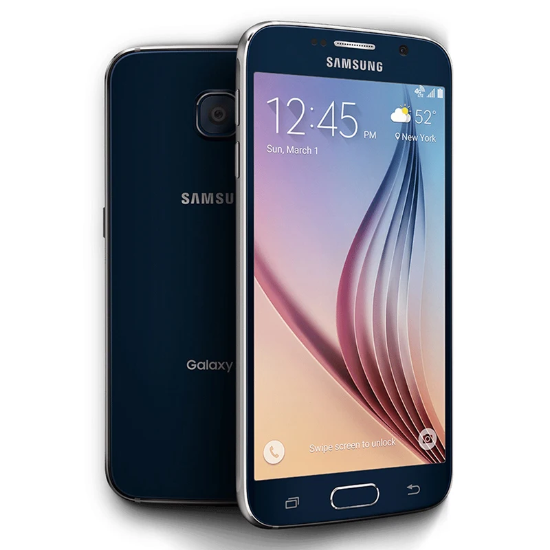 Оригинальный разблокированный мобильный телефон samsung Galaxy S6 4G LTE 3g ram 32G rom 5 1 &quot16.0MP