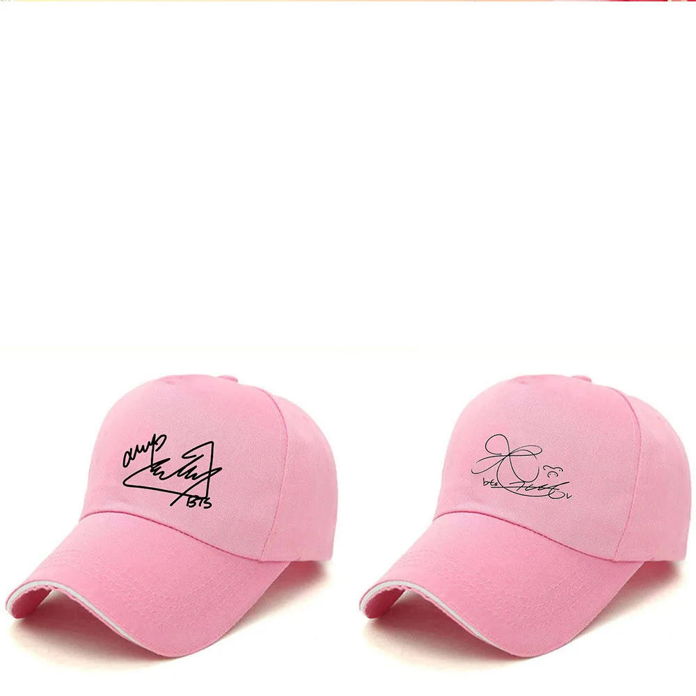 adjustable baseball pink cap cotton hat 