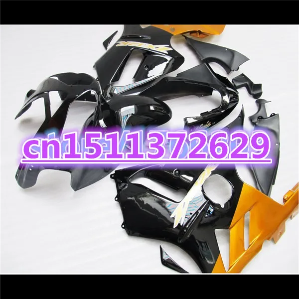 

ZX-12R 02-06 black yellow For KAWASAKI ZX12R 2002 2003 2004 NINJA ZX-12R 02 03 04 05 06 Fairing set ZX12R 02-04-Dor D