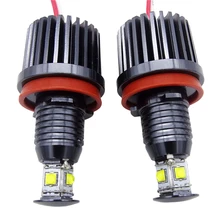 2x H8 Error Free 40W 2400lm XPE Chips LED Angel Eye Marker Lights Bulbs For BMW E60 E61 E70 E71 E90 E92 E93 X5 X6 Z4 M3 high quality e92 angel eye 40w for bmw e60 e61 e63 e64 e70 x5 e71 x6 e82 e87 e89 z4 e92 m3 e93 xenon white 6000k led marker