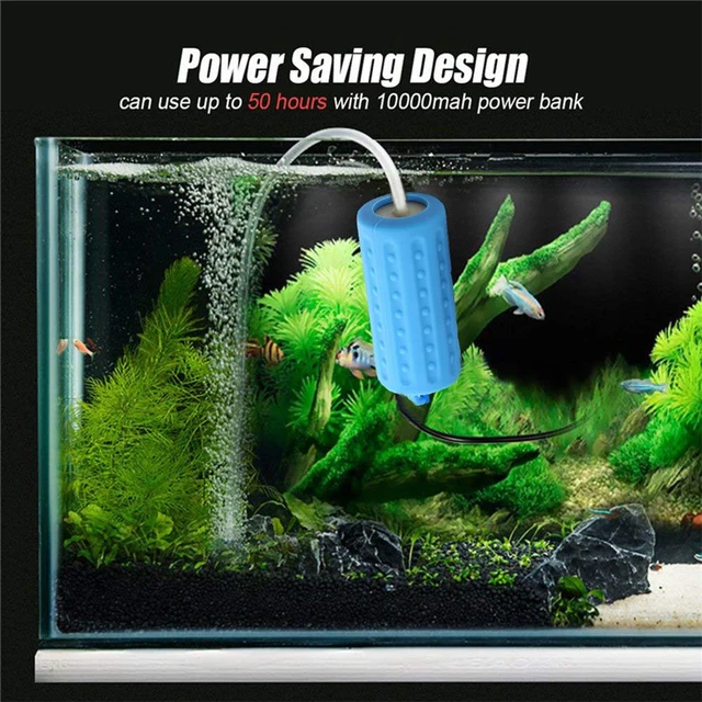 usuario septiembre Cámara Bomba de oxígeno para acuario, Mini bomba de aire portátil con ahorro de  energía USB para pecera MU _ - AliExpress Mobile