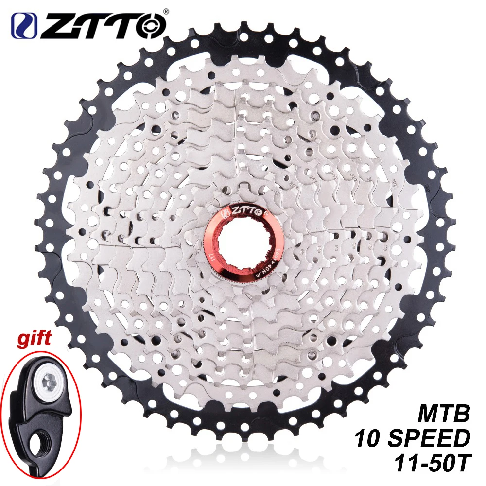 ZTTO 10 velocidades 11-50T MTB bicicleta de montaña 10s 20s 30s Cassette rueda libre ciclismo K7 para Partes XT SLX XO X0 X9 X7 piezas de bicicleta - 1