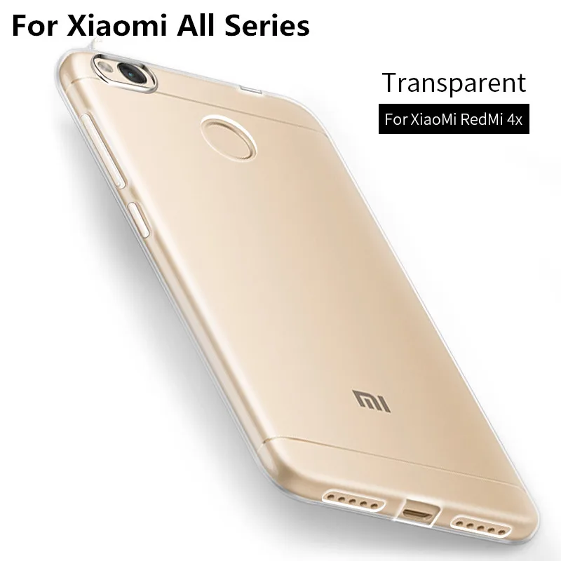 Slim Fit Thin Scratch TPU Gel Soft Silicone Case For Xiaomi Redmi 3S 3 8 prime 4X 5A 6X Plus Note 2 4 Pro A1 Y1 5X 4i Cover | Мобильные
