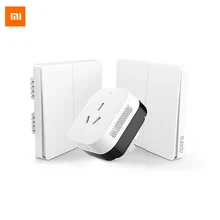 Xiaomi Умный домашний шлюз 3, Aqara умный свет управления ZiGBee/Wifi беспроводной ключ и настенный переключатель через приложение Smartphone пульт дистанционного управления
