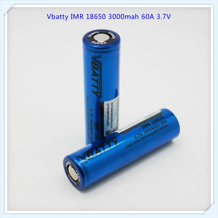 Vbatty IMR 18650 3000mah 60A 2