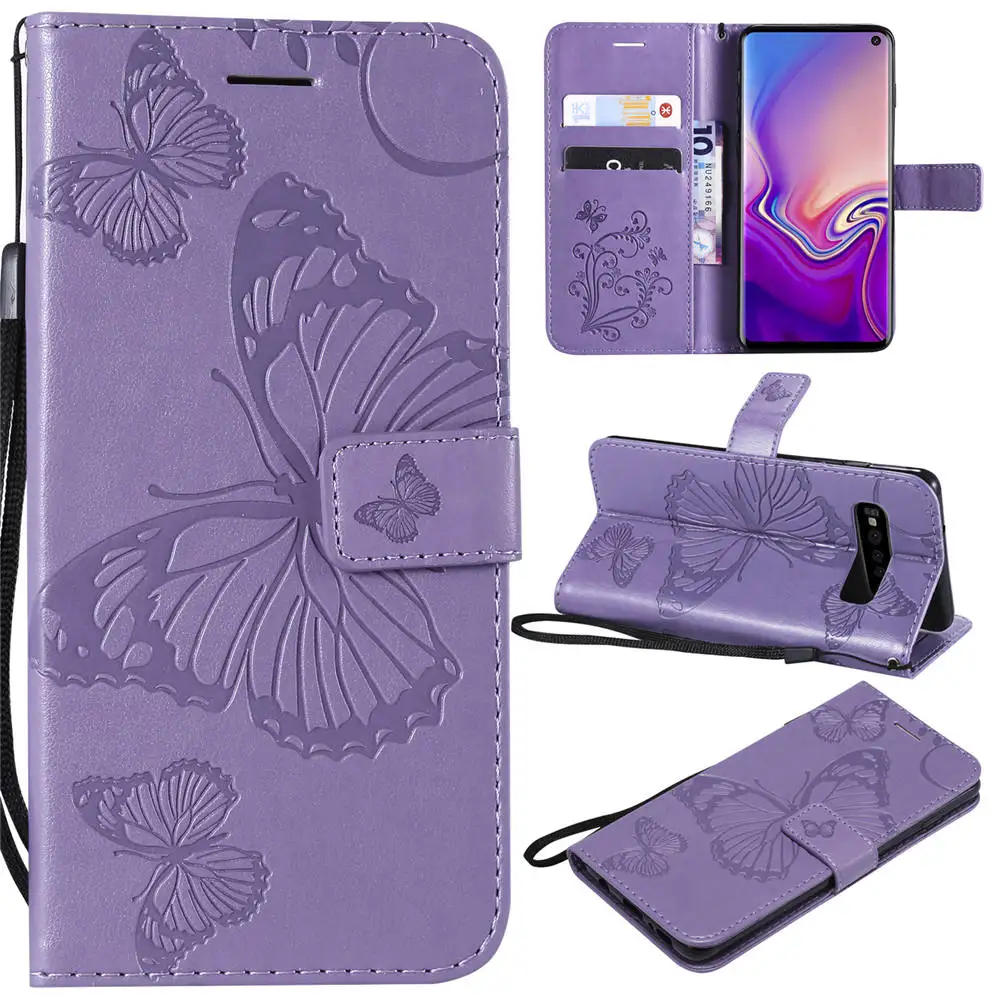 3D кожаный чехол для samsung Galaxy S10 S10E S9 S8 Plus, чехол-книжка с бумажником, чехол для телефона s для samsung Galaxy S8 S9 S10 Plus, чехол - Цвет: 4