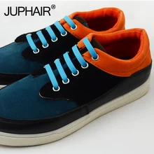 JUP1 Pack 12 Roots Shoelaces Unisex Elastic Silicone Laces For Men Women All Sneaker Fit Strap Sport canvas PU Shoes Accessaries
