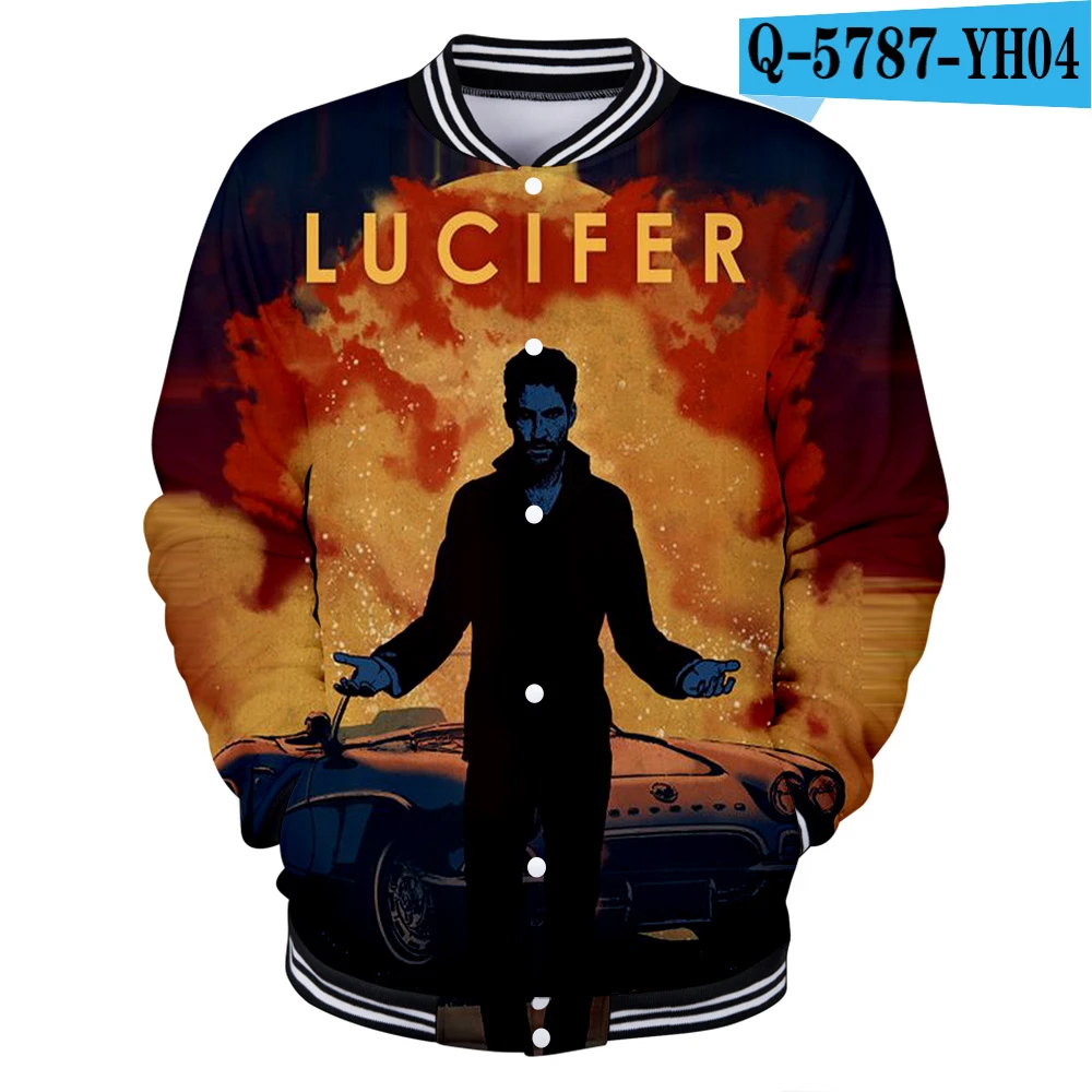 Новое поступление Lucifer бейсбольная форма Женская Весенняя Повседневная Harajuku Lucifer бейсбольная куртка одежда плюс размер для мужчин улица - Цвет: C