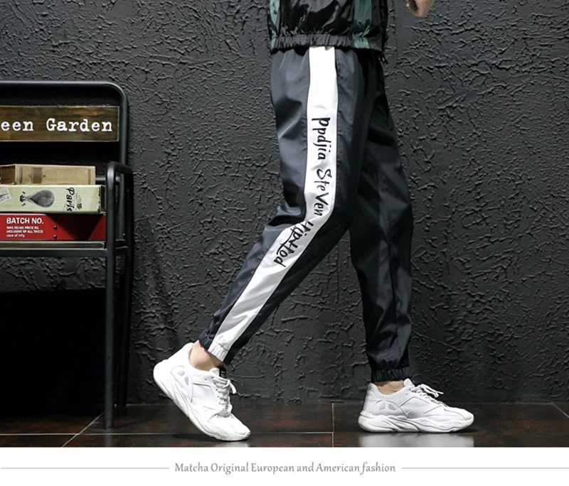 Harem Cargo Pants Men Streetwear Hip Hop Japan Style Trousers Male Khaki Loose Straight Pants  (47)