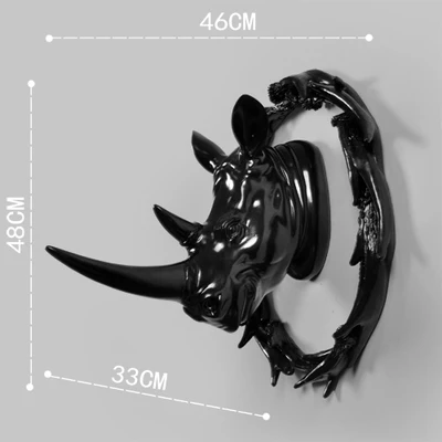 Креативная голова оленя настенное украшение для гостиной 3D голова животного декоративная настенная подвеска на стену креативный домашний бар Декор