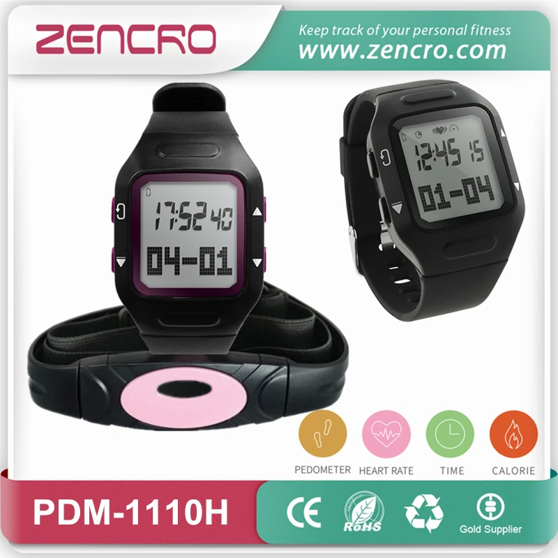 Fitness Tracker Distance Calories Steps Counter Heart Rate Strap Wrist