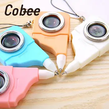 

Cobee 10pcs New Cute School Office Camera Shape Roller Ball Point Writing Pen Ballpoint school supplies Creative Stationery Gift