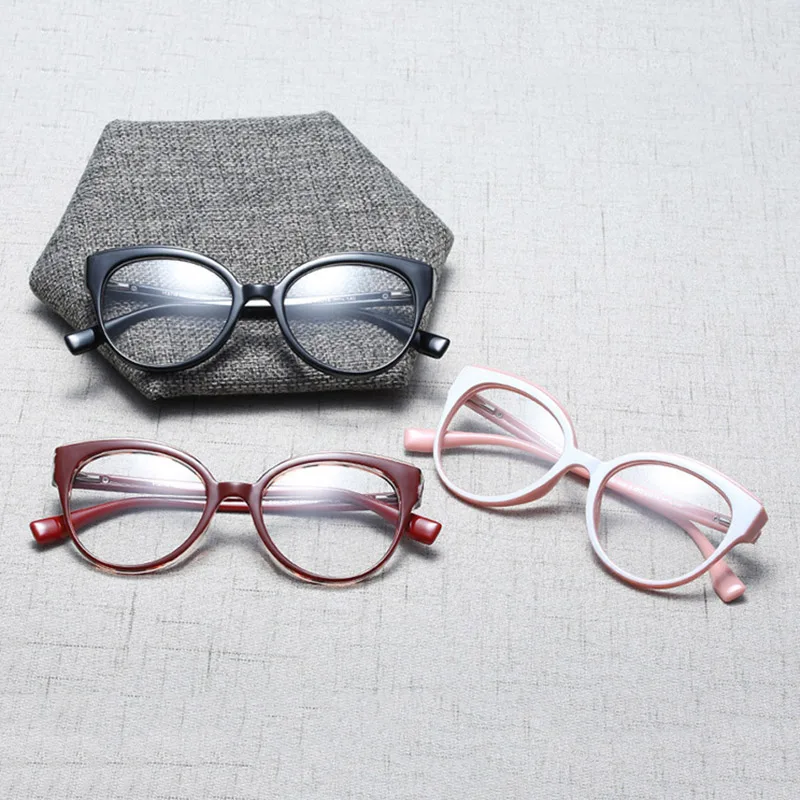 Women Brand Designer Optical Eyeglasses Prescription Acetate Rim Spectacles for Women Eyewear Glasses Frame Fashion Styles 95140