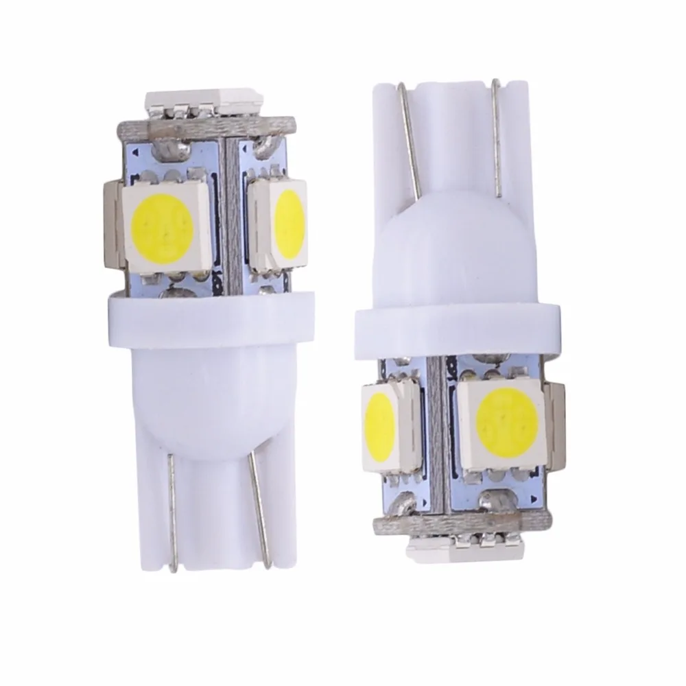 10 шт. авто Led T10 2825 194 W5W 168 175 автомобильная светодиодная купольная внутренняя