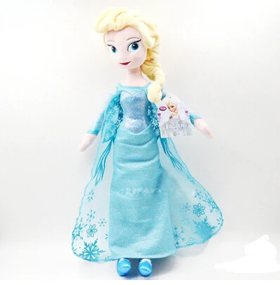 Hot Toys For Kid Brand Disney Toys Cute Cartoon Frozen Anna Elsa Olaf Stuffed Toys Dolls Princess Toys Brinquedos Tq0004