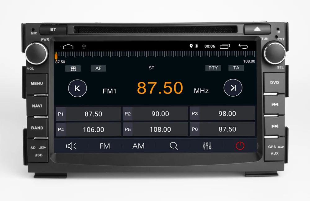 7 дюймовый Android 9 0 четырехъядерный автомобильный DVD GPS плеер для KIA CEED VENGA авто радио