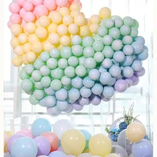 100 шт Детские украшения для душа воздушные шарики Макарон воздушные шарики в виде леденцов Свадебные украшения для дня рождения Аксессуары для балионов Babyshower