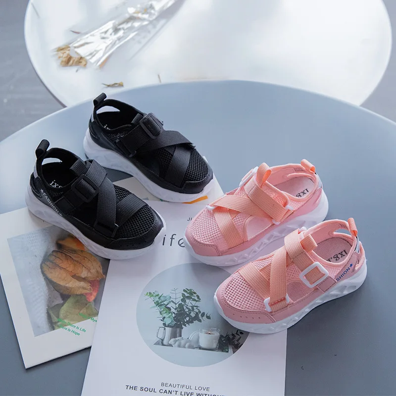 

Summer new sports shoes Korean version of boys and girls casual shoes lightweight breathable net kid shoes toddler sneakers