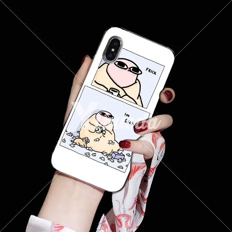 Мягкий силиконовый прозрачный чехол Yinuoda ketnipz из ТПУ для Apple iPhone 8 7 6 6S Plus X XS MAX 5 5S SE XR