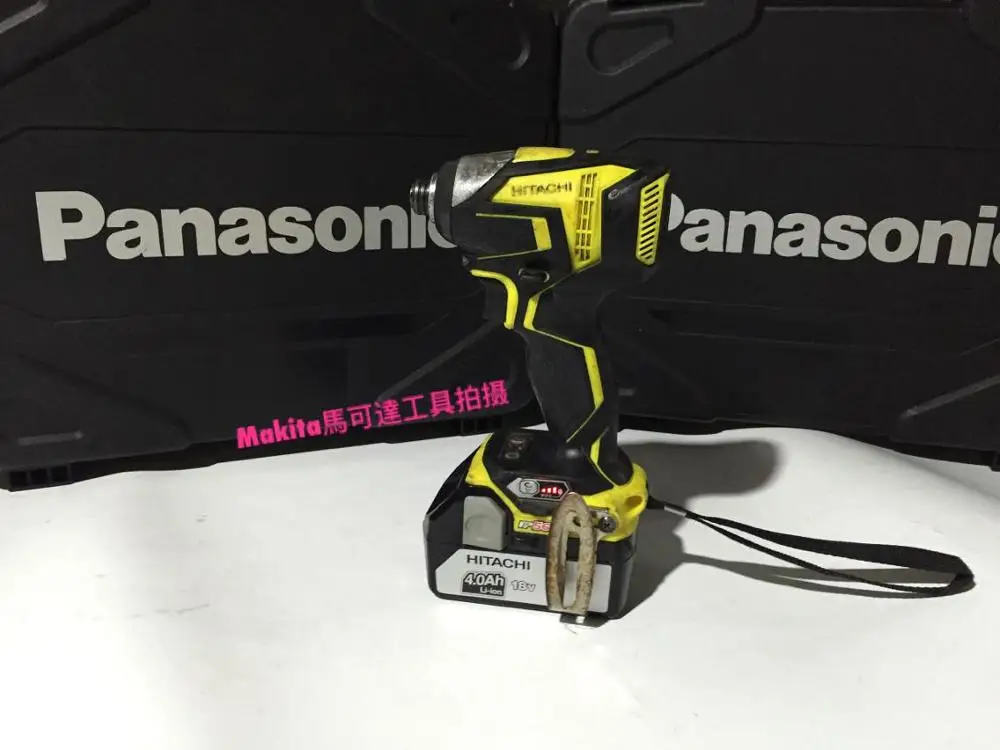 Used Hitachi Hitachi 18V brushless lithium rechargeable screwdriver machine WH18DDL Mini shock
