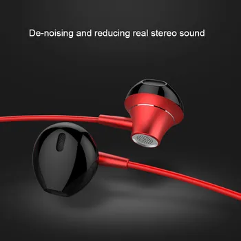 

JOYTOP Stereo Earphones Original In-ear Metal earphone Deeper Bass Tones Powerful Wired Earbuds with Mic for phones PC iPad