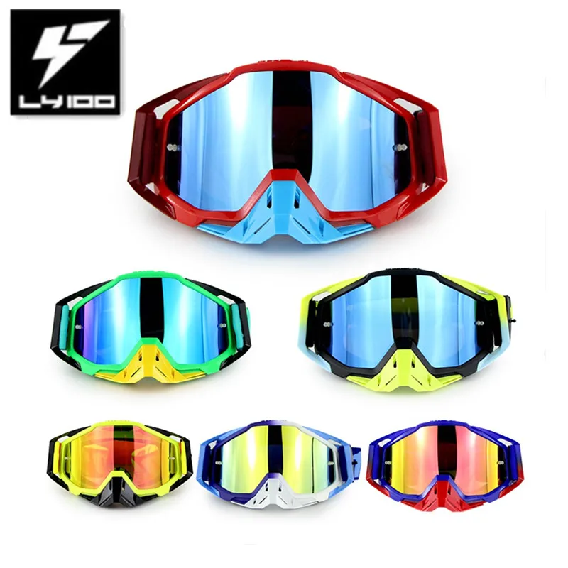 LY-100 бренд, оригинальная посылка, очки для мотокросса, ATV Casque, мотоциклетные очки, очки для гонок, мотоцикла, велоспорта, CS Gafas, солнцезащитные очки