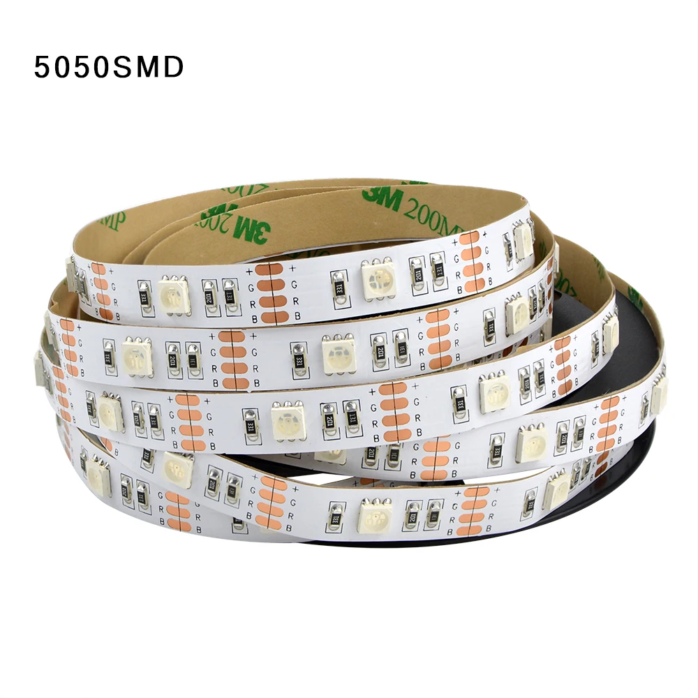 SMD 2835 5050 DC 5 В USB светодиодный светильник 3528 RGB Светодиодная лента лампа ТВ PC подсветка декоративный светильник ing 1 м 2 м 3 м 4 м 5 м 24key пульт дистанционного управления