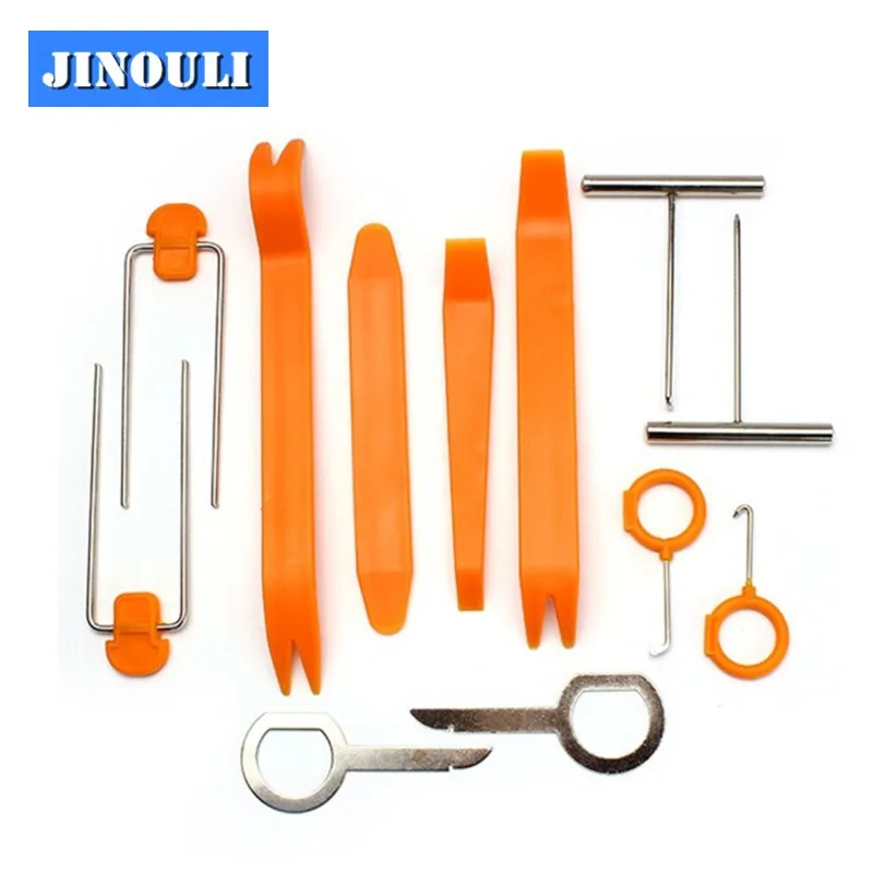 

Auto Car Repair Disassembled 12pcs/Set Audio Removal Installtion Pry Tools Car Radio Door Clip Panel Trim Dash CNP Drop Shipping