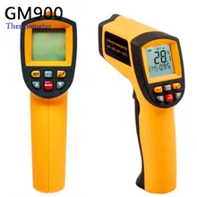 Быстрая лазерная точка Промышленные-50~ 900 градусов Бесконтактный цифровой инфракрасный лазерный ИК-термометр GM900