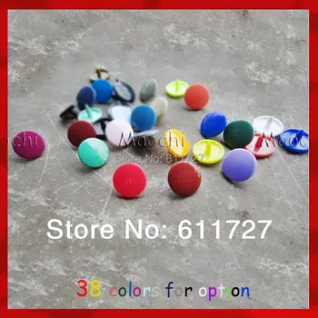 

1000 sets KAM Brand T3 16 10mm Plastic Snap Button Fastener Buttons 20 colors Mixed