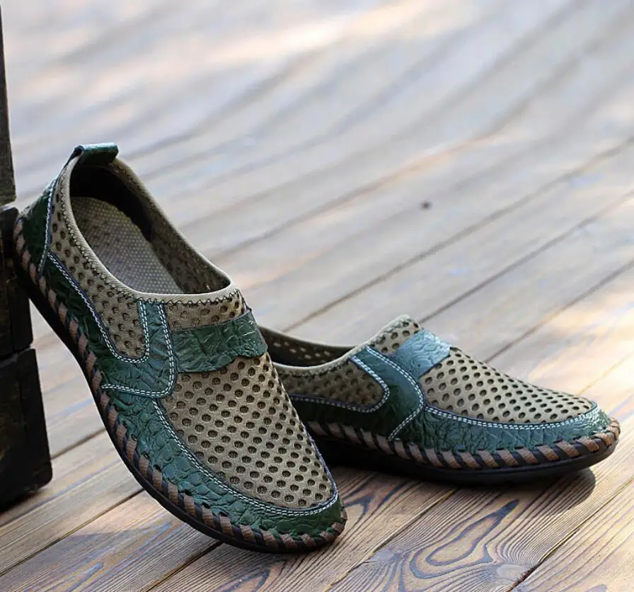 Men gladiator Sandals 2019 Brand Genuine Leather Summer Classic Men'S Sandalias Casual Breathable Handmade Shoes Sandales|Сандалии| |