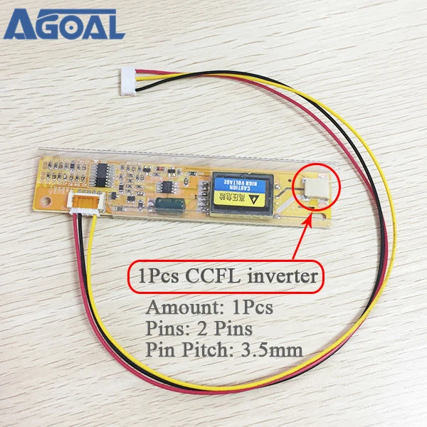 1 лампа с подсветкой Универсальный общий ЖК-лампа Тип 1 шт. CCFL Инвертор Панель экрана монитор высокое давление доска 3,5 мм шаг