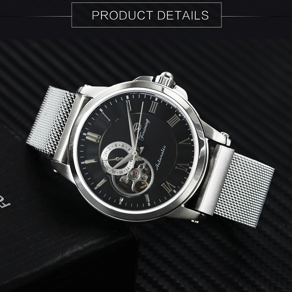 FORSINING أعلى العلامة التجارية الفاخرة الميكانيكية ووتش الرجال توربيون صغيرة الفرعية بطلب عرض المغناطيس حزام 2019 جديد أزياء ساعة اليد السيارات FORSINING أعلى العلامة التجارية الفاخرة الميكانيكية ووتش الرجال توربيون صغيرة الفرعية بطلب عرض المغناطيس حزام 2019 جديد أزياء ساعة اليد السيارات