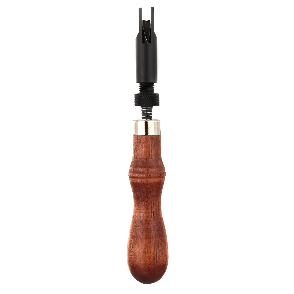 

Handmade Leathercraft Leather Edge Beveler Cutting Groover Skiving Trimming Adjustable V Style DIY Leather Craft Tool Hogard